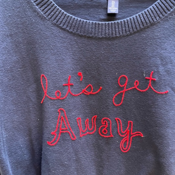 Gap Navy Crewneck sweater size large - Picture 8 of 9